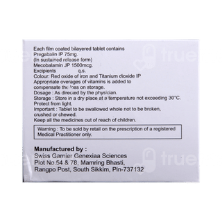 Nvm Dolo 75 Mg/1500Mcg Tablet 10